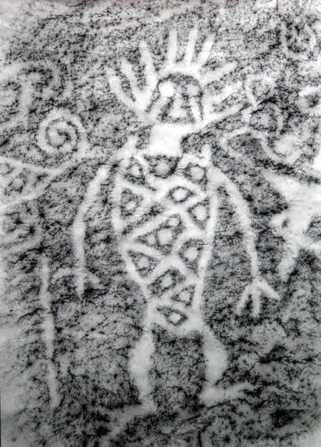 Descripción: Petroglifo Carmen de Uria